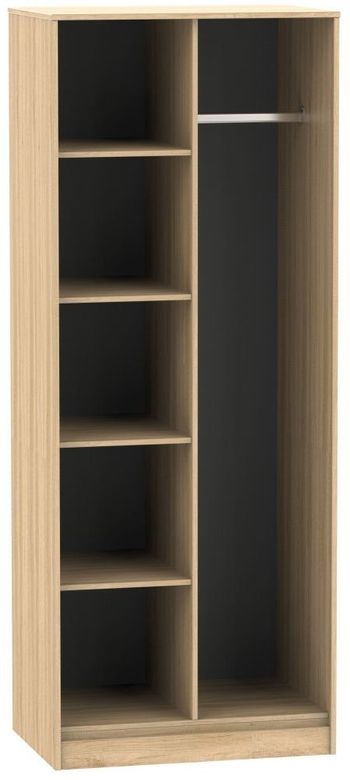 Hong Kong Oak Front Open Shelf Wardrobe