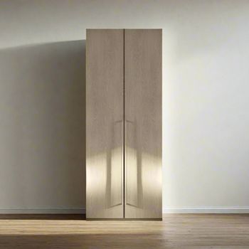 Denali Italian Sand Birch 2 Door Wardrobe