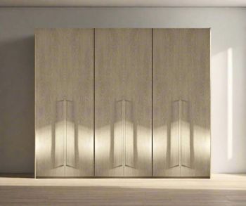 Denali Italian Sand Birch 6 Door Wardrobe