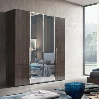 Denali Italian Silver Birch Wardrobe