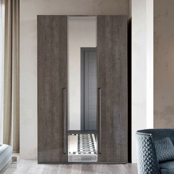 Maia Italian Silver Birch Wardrobe