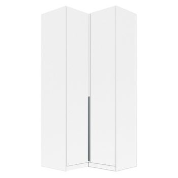Alabama Alpine White 100cm 2 Door Corner Wardrobe