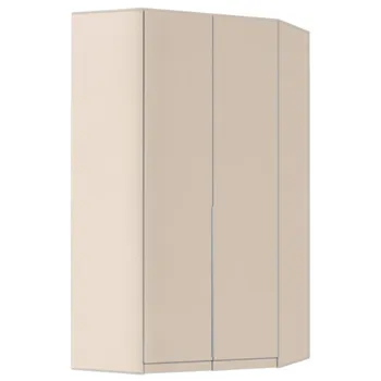 Alabama Champagne 117cm 2 Door Corner Wardrobe
