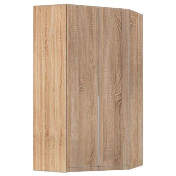 Alabama Sonoma Oak 117cm 2 Door Corner Wardrobe