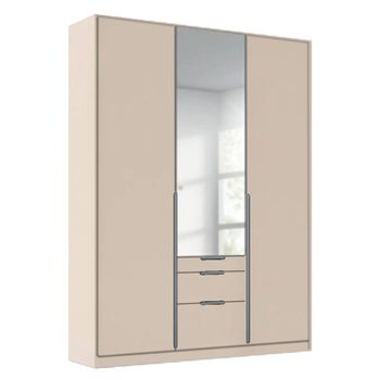 Alabama Champagne 136cm 3 Door Combi Wardrobe