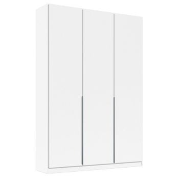Alabama Alpine White 136cm 3 Door Wardrobe