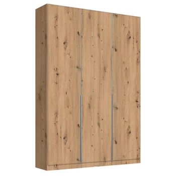 Alabama Artisan Oak 136cm 3 Door Wardrobe