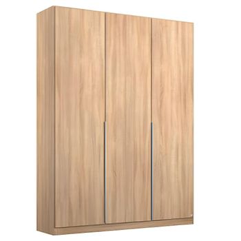 Alabama Sonoma Oak 136cm 3 Door Wardrobe