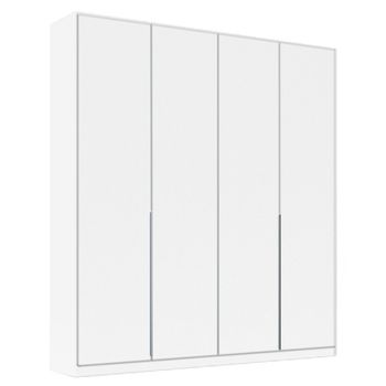 Alabama Alpine White 181cm 4 Door Wardrobe