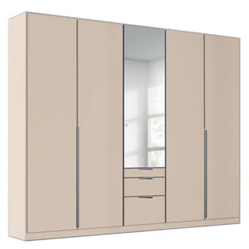 Alabama Champagne 226cm 5 Door Combi Wardrobe