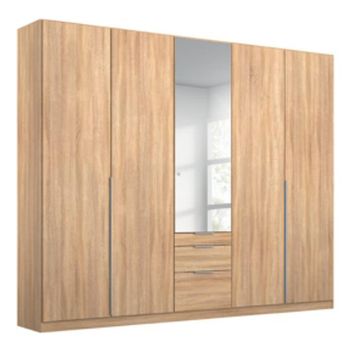 Alabama Sonoma Oak 226cm 5 Door Combi Wardrobe