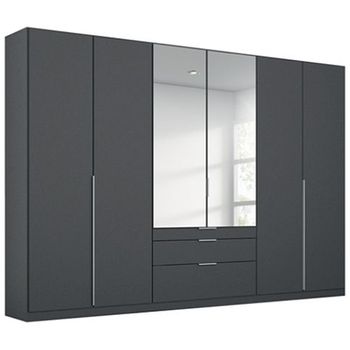 Alabama Metallic Dark Grey 271cm 6 Door Combi Wardrobe