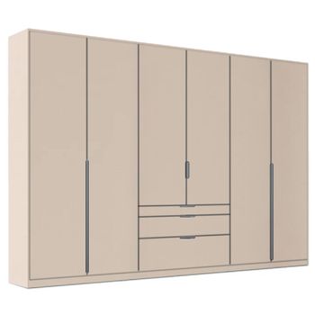 Alabama Champagne 271cm 6 Door Drawer Wardrobe