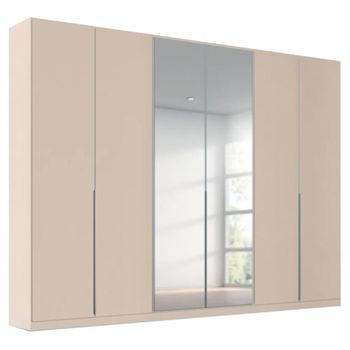 Alabama Champagne 271cm 6 Door Mirror Wardrobe