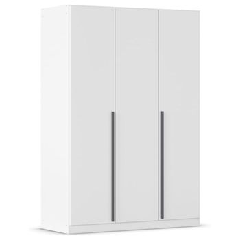 Alba Alpine White 136cm 3 Door Wardrobe