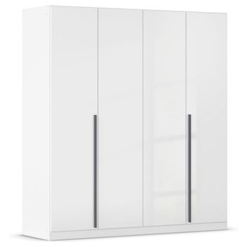 Alba White Gloss 181cm 4 Door Wardrobe