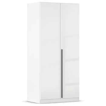 Alba White Gloss 91cm 2 Door Wardrobe