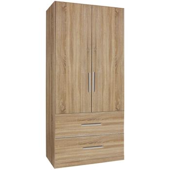 Alvor Sonoma Oak 91cm 2 Door Wardrobe