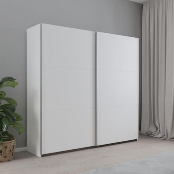 Aurelio Alpine White 218cm 2 Door Sliding Wardrobe