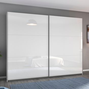 Aurelio White Gloss 261cm 2 Door Sliding Wardrobe