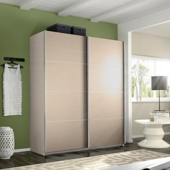 Belluno Champagne 181cm 2 Door Sliding Wardrobe