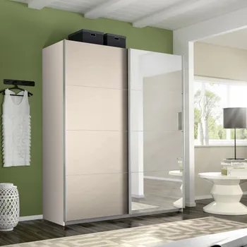 Belluno Champagne 181cm 2 Door Mirror Sliding Wardrobe