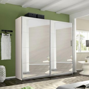 Belluno Champagne Mirrored 226cm 2 Door Sliding Wardrobe