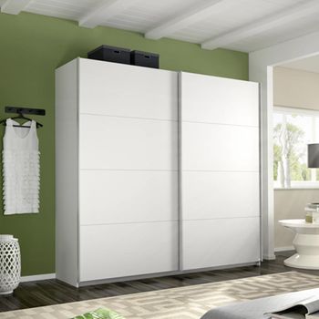 Belluno Alpine White 226cm 2 Door Sliding Wardrobe