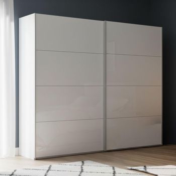 Beluga Extra Alpine White 226cm 2 Door Sliding Wardrobe