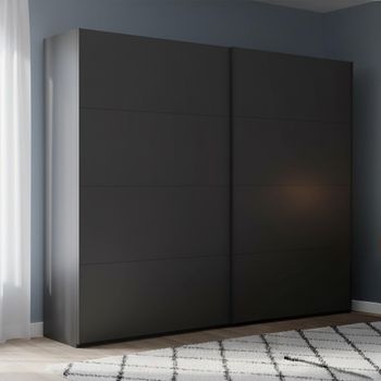 Beluga Extra Graphite 226cm 2 Door Sliding Wardrobe