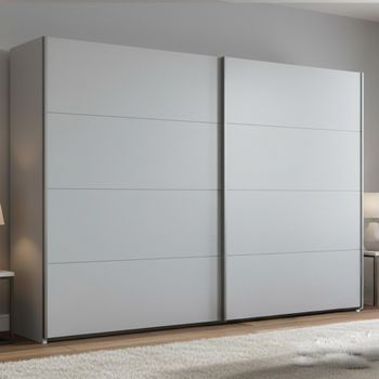 Beluga Extra Silk Grey 271cm 2 Door Sliding Wardrobe