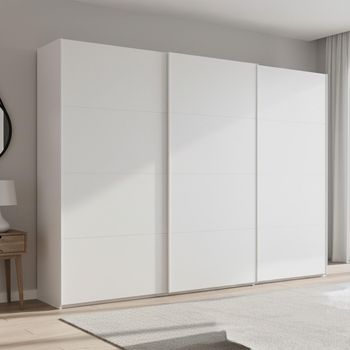 Beluga Extra Alpine White 316cm 3 Door Sliding Wardrobe
