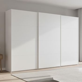 Beluga Extra Alpine White 361cm 3 Door Sliding Wardrobe