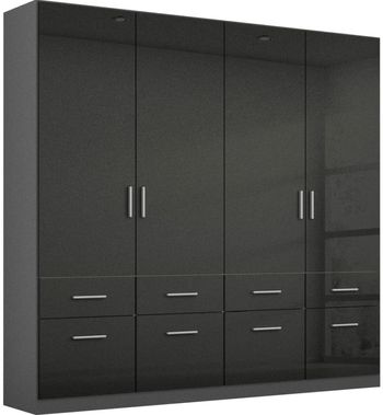 Celle Black 181cm 4 Door Wardrobe
