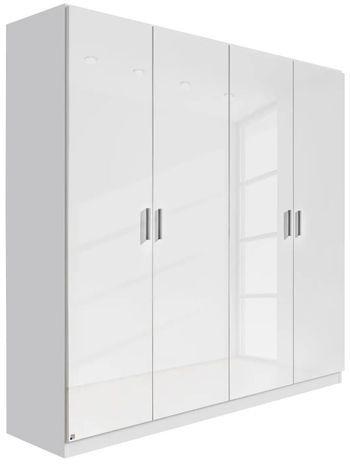 Celle White Gloss 181cm 4 Door Wardrobe