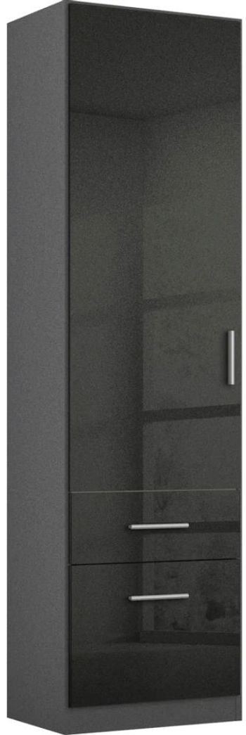Celle Black 47cm 1 Door Lh Wardrobe