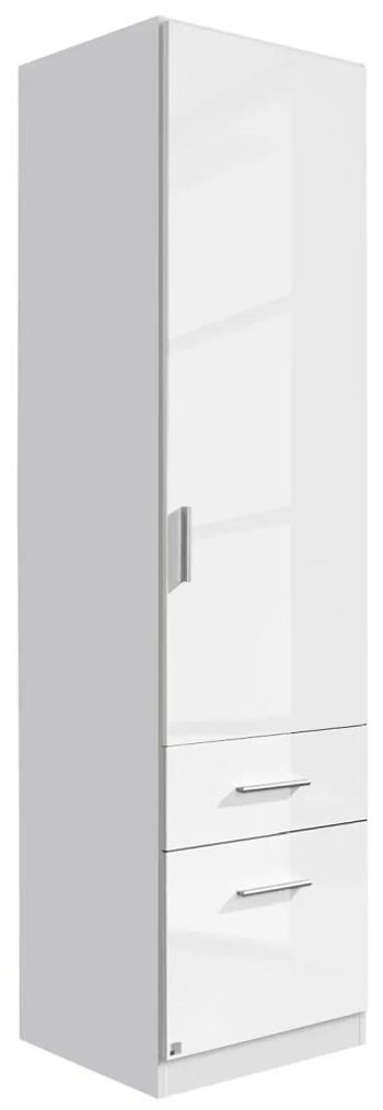 Celle White Gloss with Drawers 47cm RH Door Wardrobe