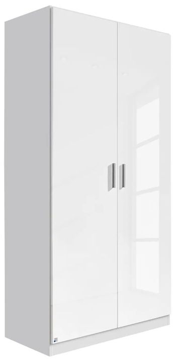 Celle White Gloss 91cm 2 Door Wardrobe