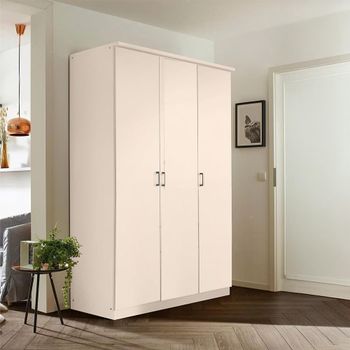 Celle Champagne 136cm 3 Door Wardrobe