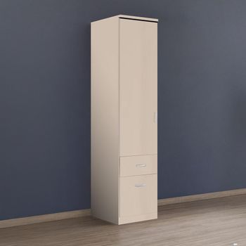 Celle Champagne 47cm 1 Door 2 Drawer Lh Wardrobe