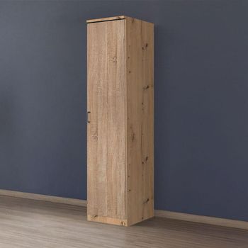 Celle Artisan Oak and Sonoma Oak 47cm 1 Door Rh Wardrobe