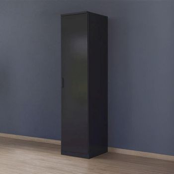 Celle Metallic Dark Grey 47cm 1 Door Rh Wardrobe