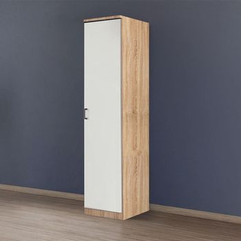 Celle Sonoma Oak and Alpine White 47cm 1 Door Rh Wardrobe