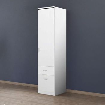Celle Alpine White 47cm 1 Door 2 Drawer Rh Wardrobe