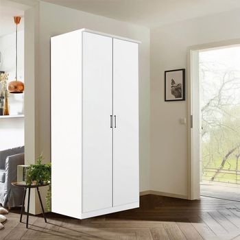 Celle Alpine White 91cm 2 Door Wardrobe
