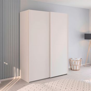Evelyn Alpine White 162cm 2 Door Sliding Wardrobe