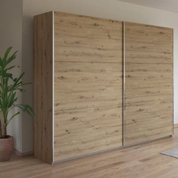 Kronach Artisan Oak 261cm 2 Door Sliding Wardrobe