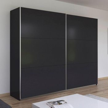 Kronach Metallic Dark Grey 261cm 2 Door Sliding Wardrobe