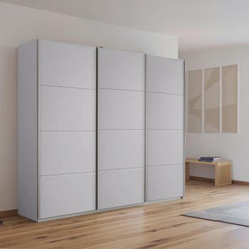 Kulmbach Silk Grey 203cm 3 Door Sliding Wardrobe