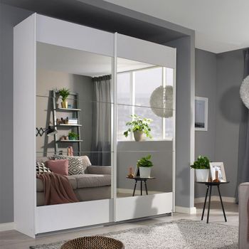 Malibu Alpine White 181cm 2 Door Sliding Wardrobe